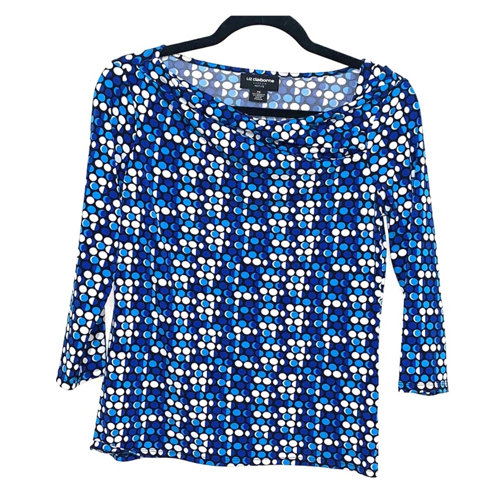 Asymmetrical neck blouse